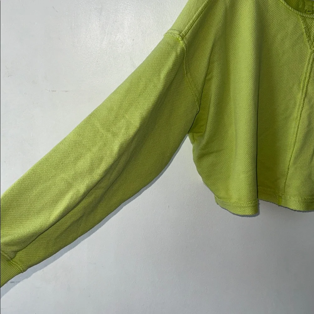 Aerie Vibrant Lime Sweatshirt - Picture 4 of 6